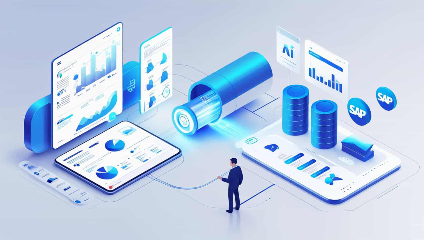 Controlled SAP tools exposed to artificial intelligence agents through MCP